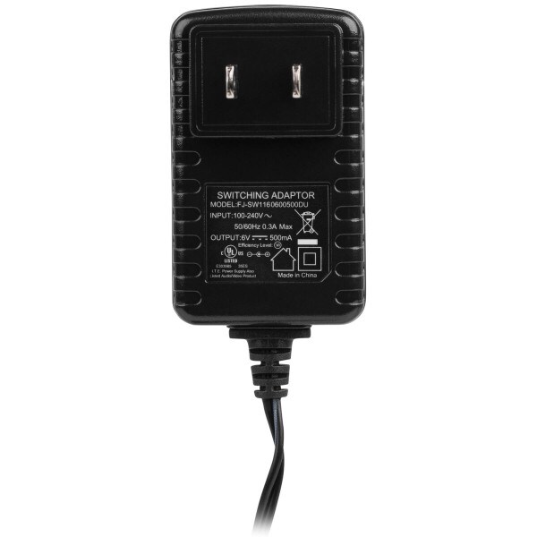 Main product image for 6 VDC 500mA AC Adapter 120-025